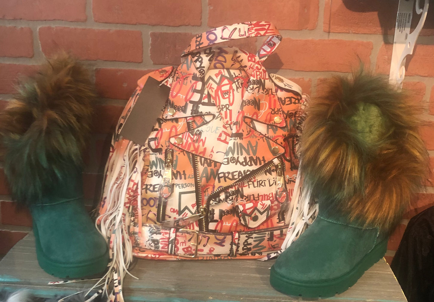 Graffiti Biker handbag
